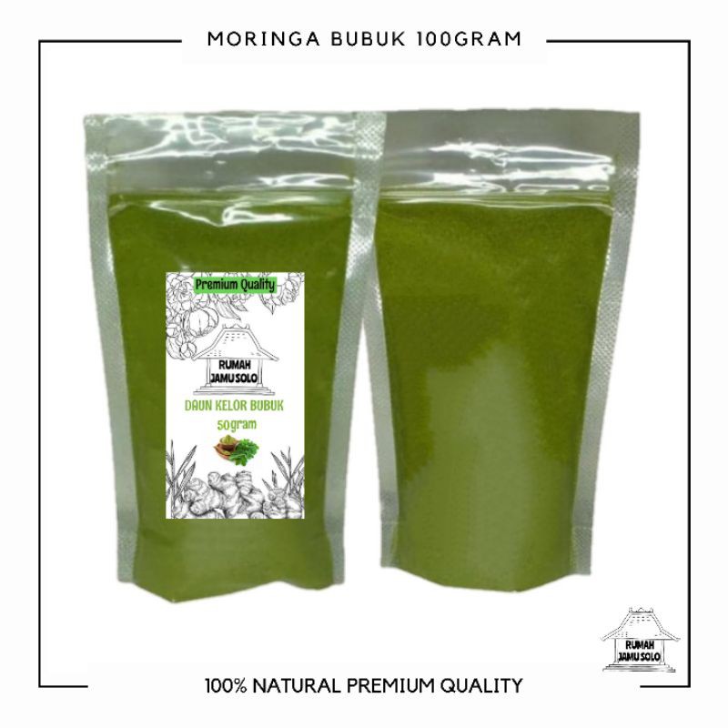 

100gr Daun Kelor Bubuk / Ground Moringa / Rempah / JSR 100% PREMIUM QUALITY