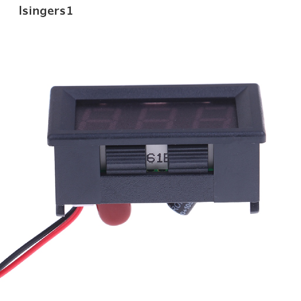 (lsingers1) Voltmeter digital AC 70-500V display LED 2 Kabel