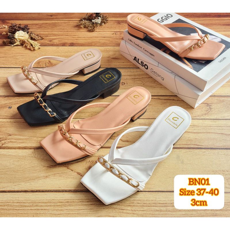 ABBUSHOES Bn 01 hak tahu jepit rantai velupe 3cm