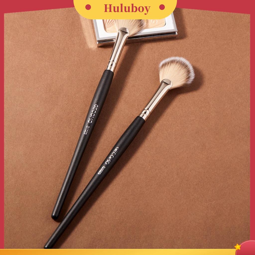 Huluboy Huluboy♡ Brush Makeup Bahan Bulu Halus Untuk Bedak Tabur Blush On