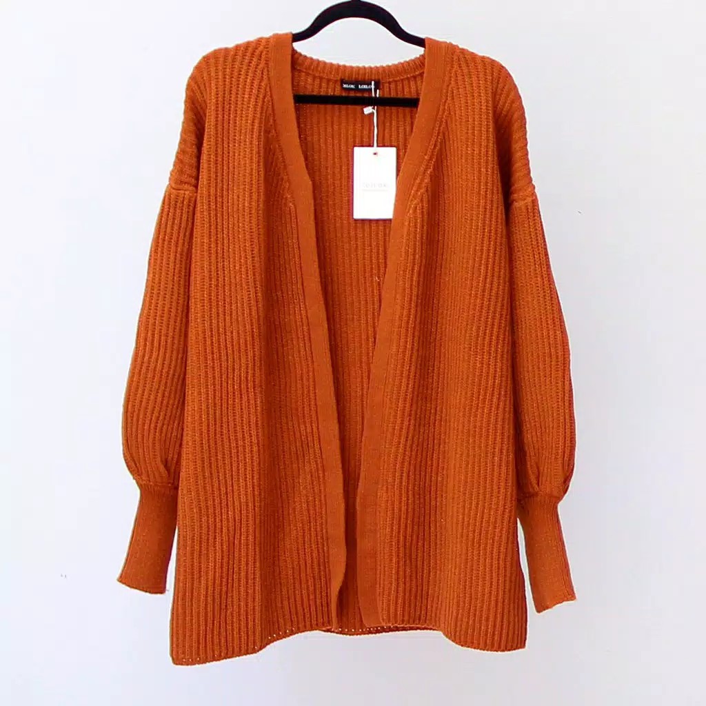 CARDIGAN RAJUT MALONE Wanita Knit Kardigan-3