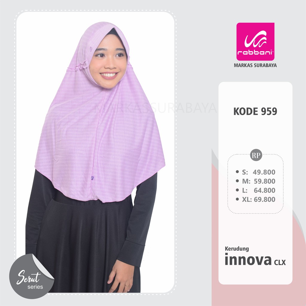  1 KERUDUNG INSTANT INNOVA CLX RABBANI  ORI Shopee Indonesia