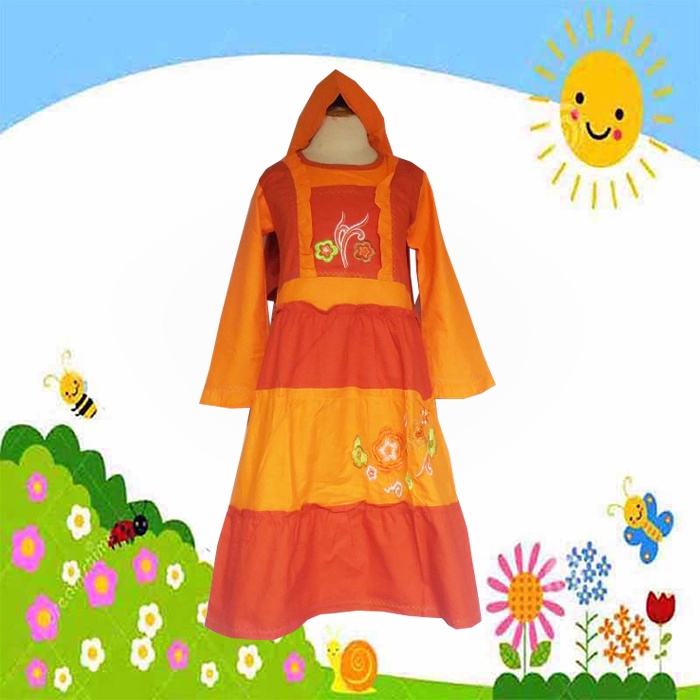 READY 4-5Y BAJU MUSLIM ANAK PEREMPUAN CEWEK BRANDED IMPORT FASHION MUSLIM PAKAIAN MUSLIM ANAK PEREMP