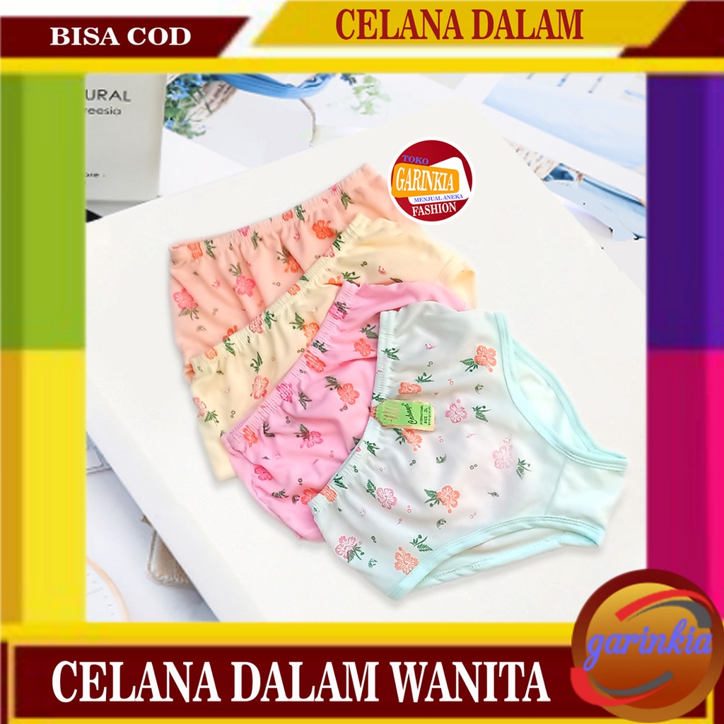 6 PCS Celana Dalam Wanita CD Daleman Menstruasi Remaja Dewasa Size 3L 4L 5L