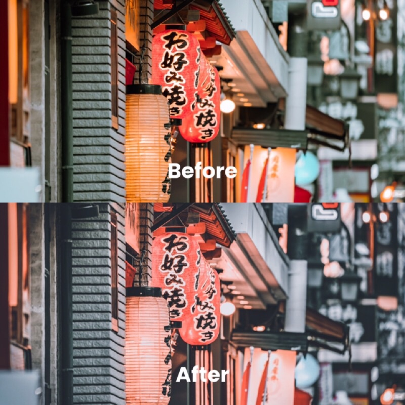 JAPAN STREET PRESET LIGHTROOM (iOS &amp; ANDROID)