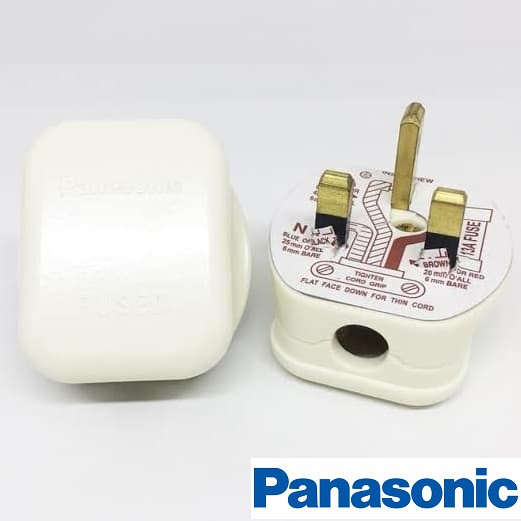 PANASONIC STEKER AC WEJ9111W COLOKAN AC KAKI 3