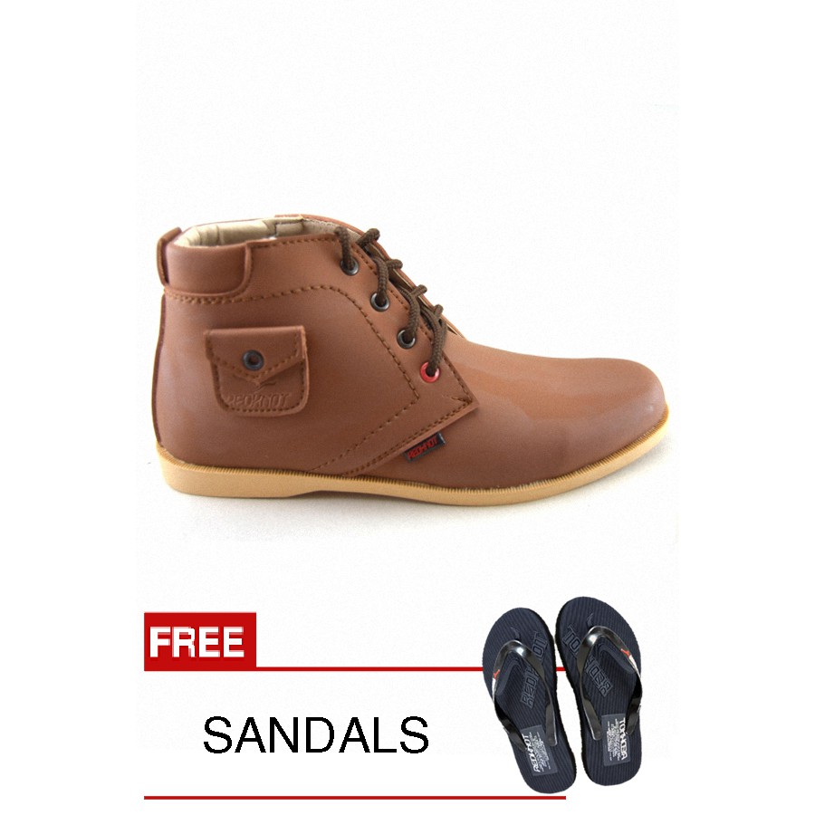 

Redknot - Sneakers Ananke Tan + Bonus Sandal Senilai Rp.25.000,00