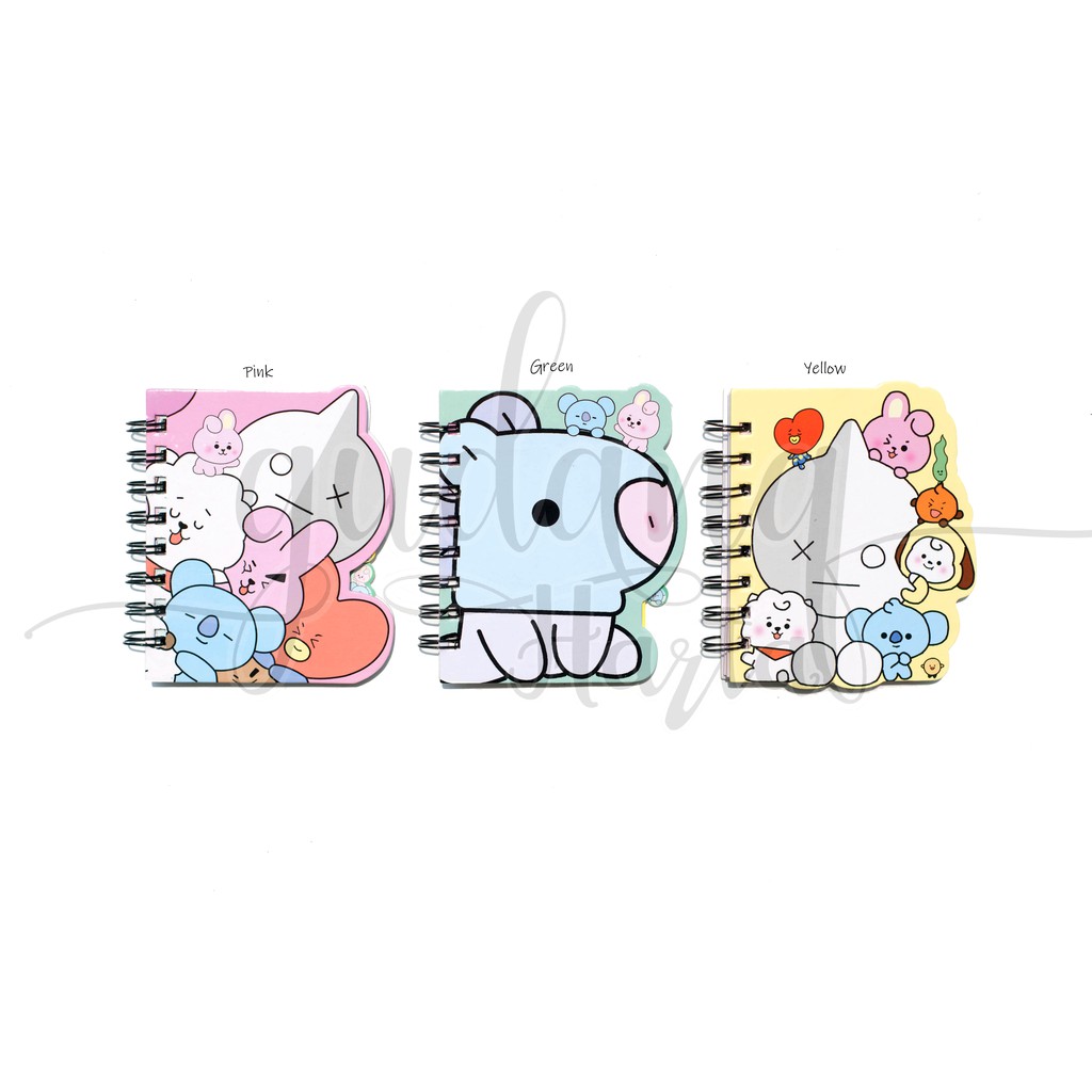 

GCC Notebook BT21 Bentuk Imut Memo Unik Notepad Buku Tulis Lucu 308080