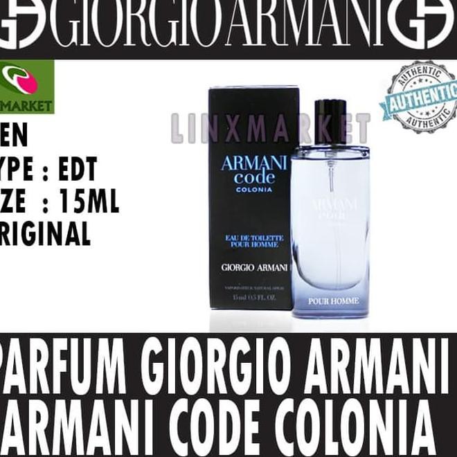 armani code colonia 15ml