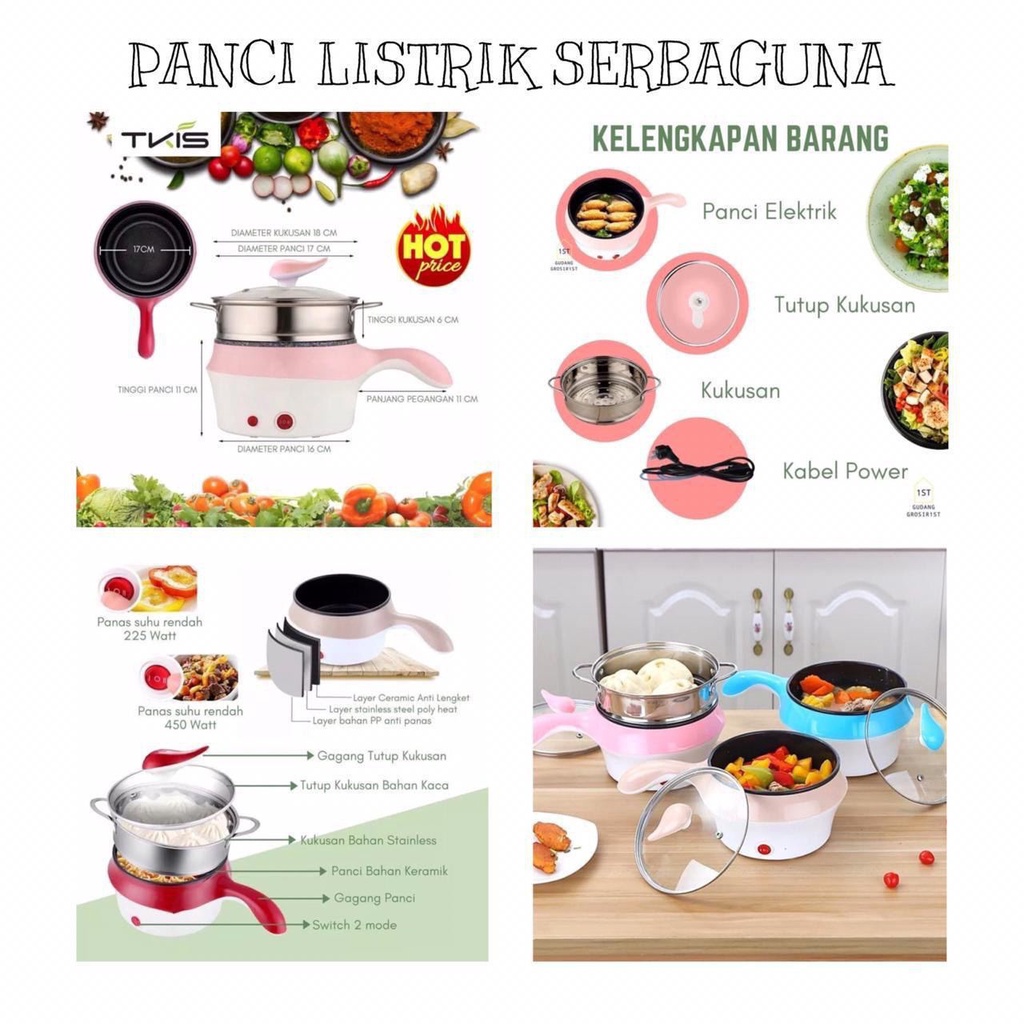 Panci Listrik Serba Guna GM Bear