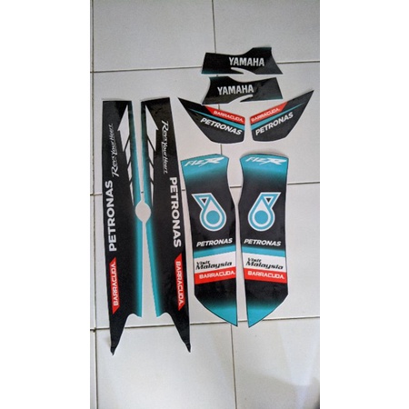 Striping Fiz R F1zr Petronas Barakuda biru tosca