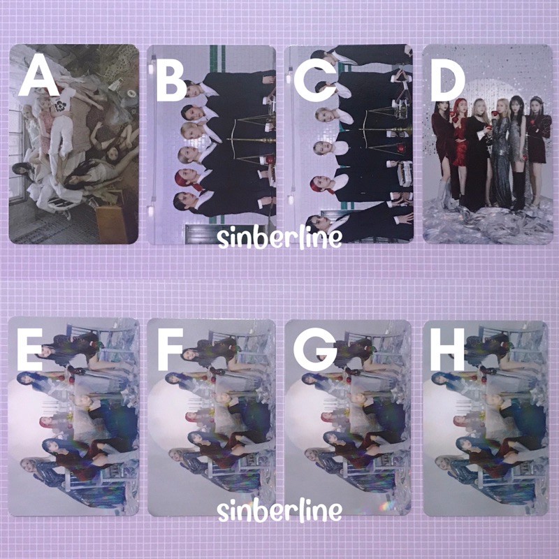 GFRIEND BENEFIT PREORDER Photocard PC Aladin Hottracks Synnara Yes24 Sowon Yerin Eunha Yuju SinB