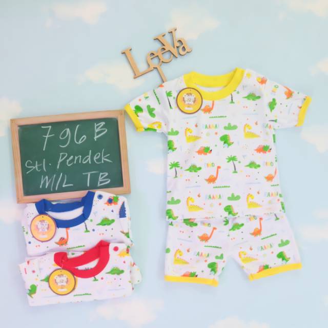 Setelan lengan pendek leeva 796B