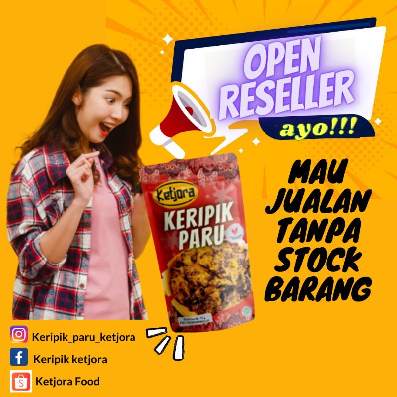 

[☑️HARGA RESELLER] KERIPIK PARU SAPI