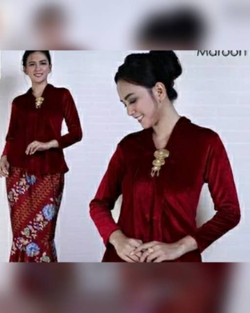 Kebaya Bludru Kartini Murah Sekali