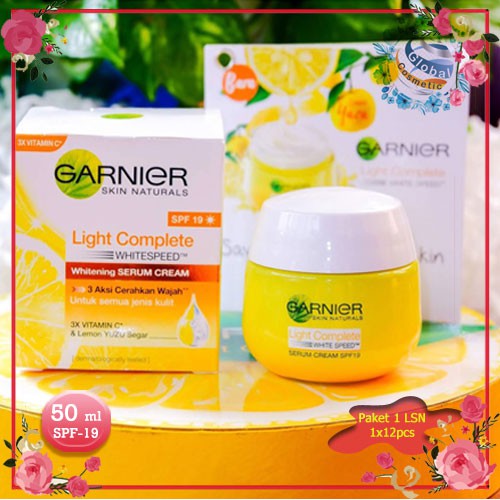 Skin Care Garnier Light Complete White Speed SPF19 YUZU-50ml (Paket 1Lsn)