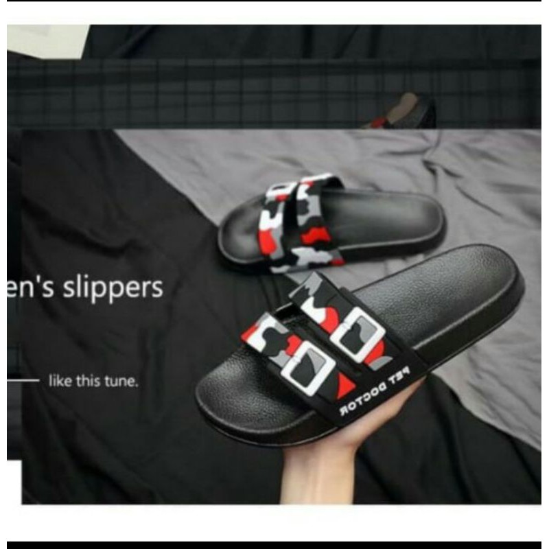 PROMO BIG RAMADHAN SALEE Sandal Slop Pria BENASI Pet Doctor Siap kirim