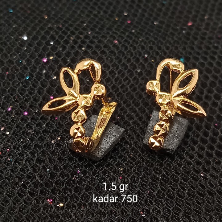 Anting Emas 17 K - 1.5 gr Kadar 750 - 3421