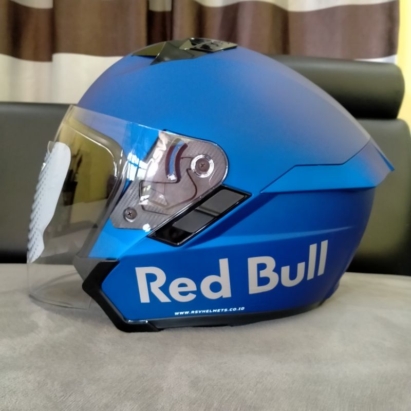 RSV SV300 BLUE MATTE CUSTOM STIKER RED BULL