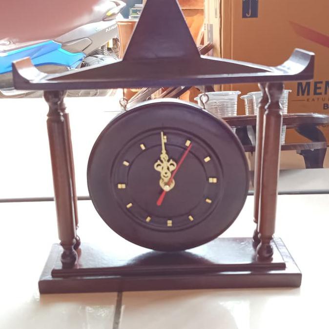 Bestseller Gong Kayu.Jam Kayu.Rumah Adat.Joglo