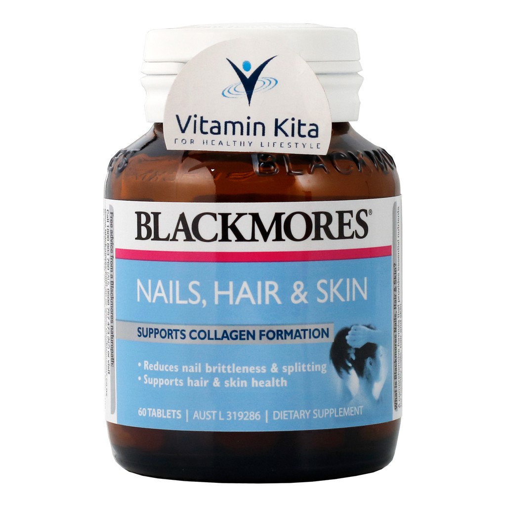 Blackmores Nails Hair and Skin 60tab vitamin rambut kulit kuku sehat