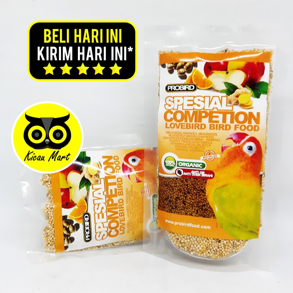 PAKAN MAKANAN LOMBA KONTES BURUNG LOVEBIRD NGEKEK KONSLET BIJI MILLET SPESIAL COMPETION PROBIRD PSPCLSR