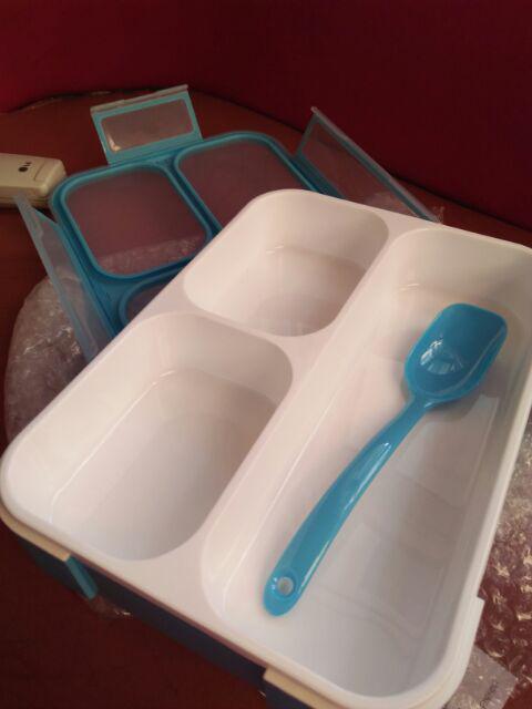 Lunch Box- Kotak Bekal Anak Sekolah Sd 3 Sekat Anti Tumpah Dan Anti Campur