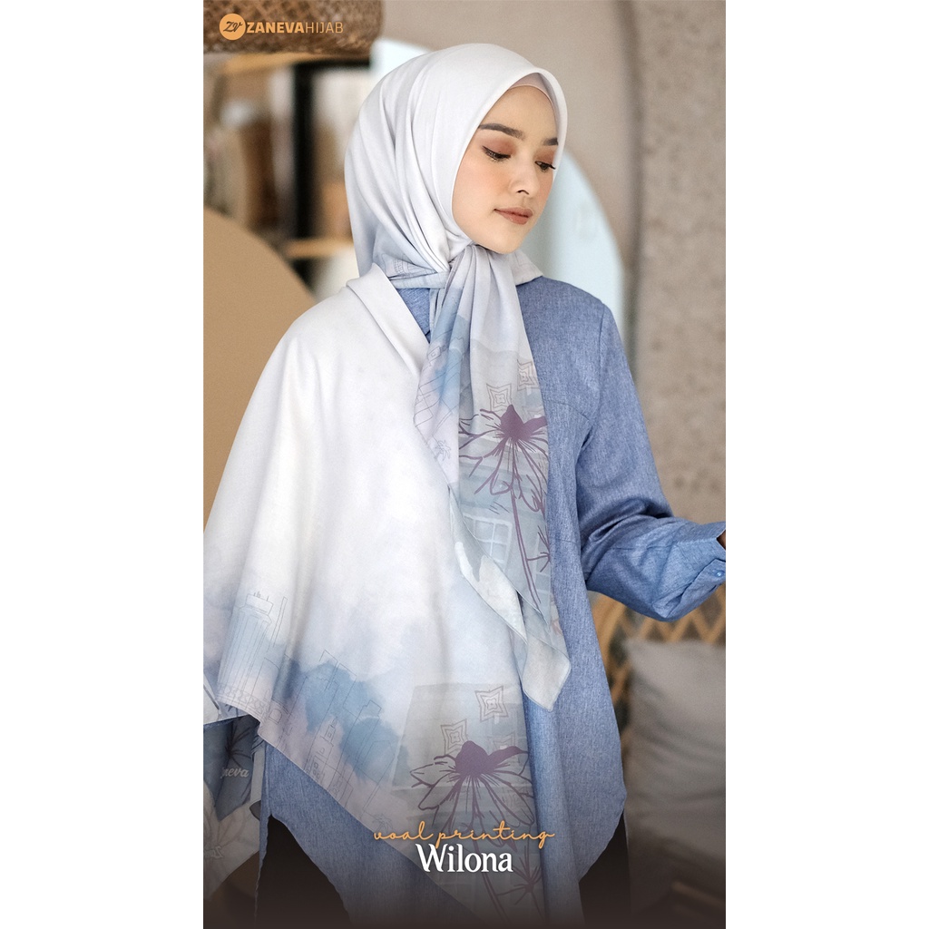 INTAN SERIES l SCARF TERBARU l SEGI EMPAT BUNGA