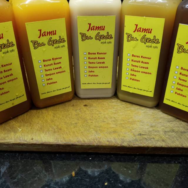 

Jamu BU GEDE minuman kesehatan homemande