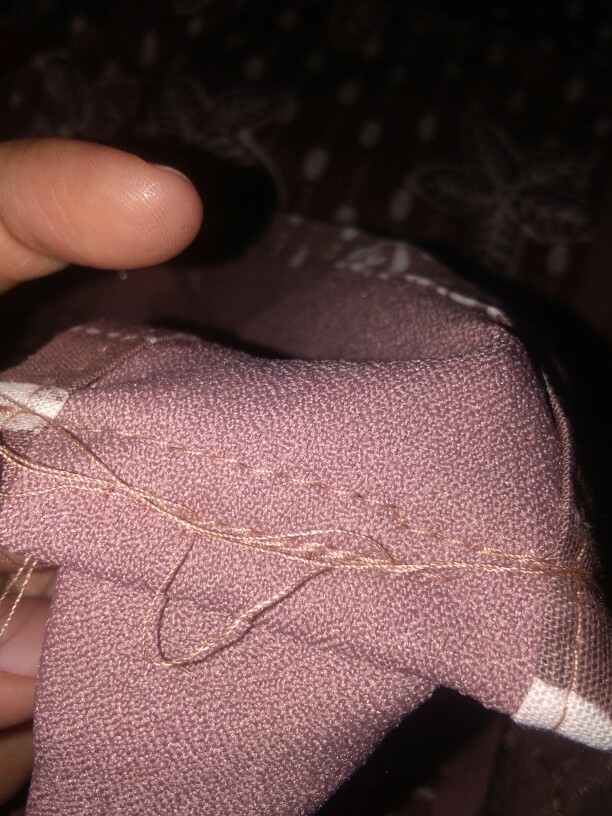 Tey-17 Batik Wanita Asj Sa Hrb026 Kenongo Kemeja Tosca Pendek