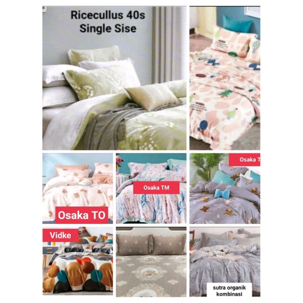 Sprei Sleep Buddy & Osaka Sutra Organic,Modal,Poly Single Size