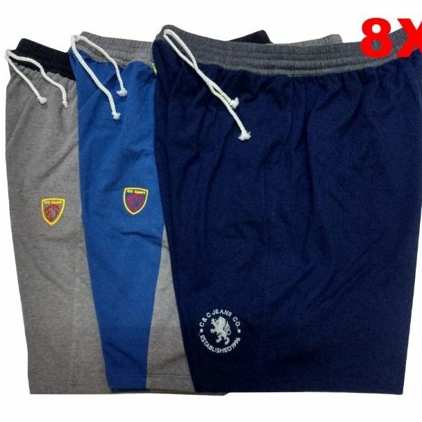 celana pendek super besar 8XL (48-54)