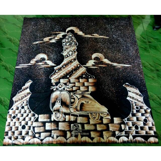 Sarung Lukis VESPA BATU BATA 4679GG