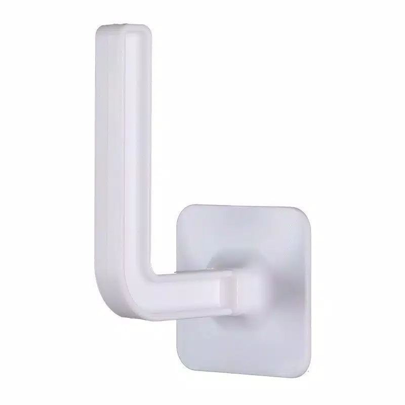 Gantungan L tisu roll Tempel Serbaguna Tempelan Tempat Tissue Gulung Dapur Gantungan Tempel Dinding Multifungsi Hook Hanger holder Rak Dapur Talenan Gelas Gagang Serbaguna