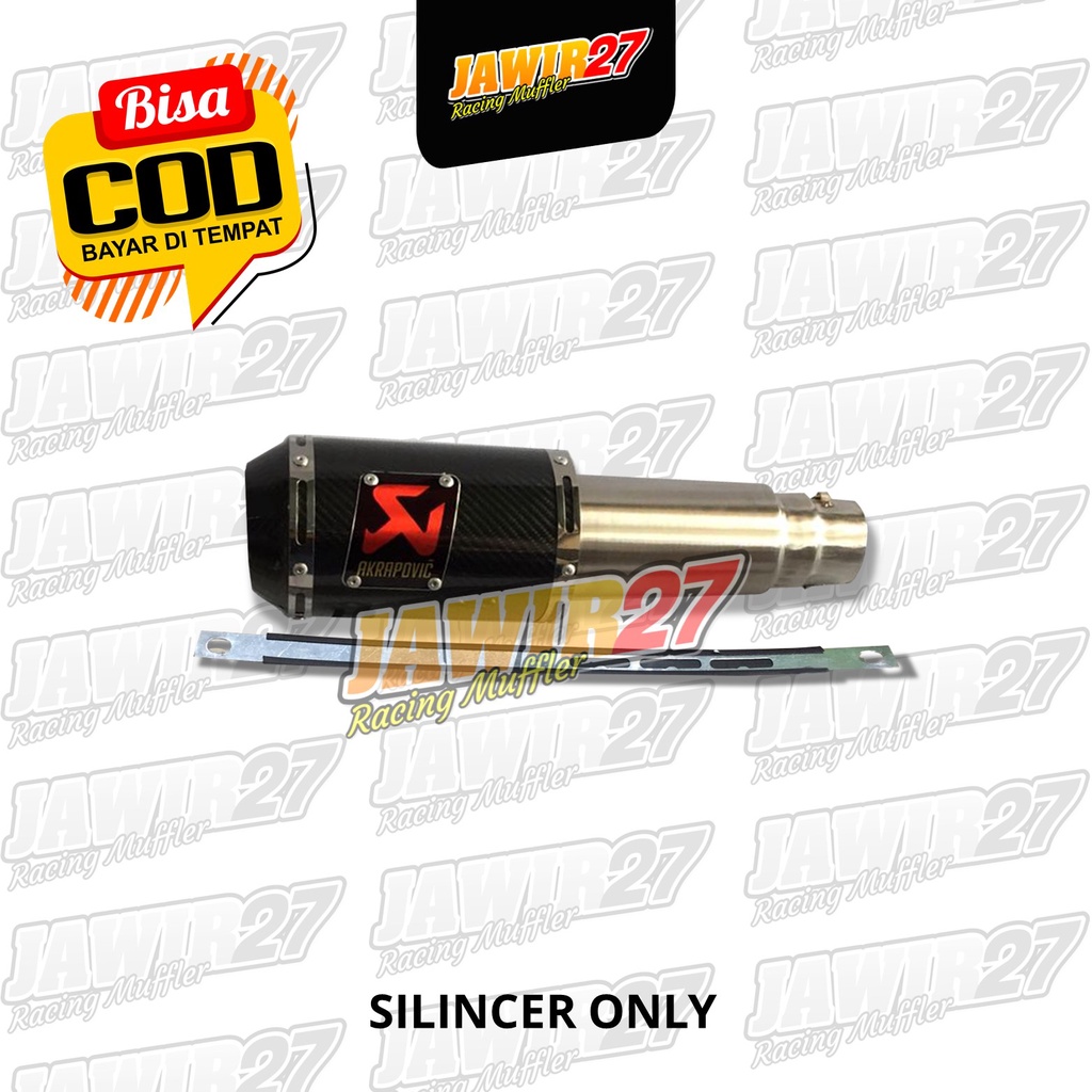 Silincer Slencer Slenser Silencer Knalpot Racing Akrapovic GP Lorenzo Carbon Vixion Satria FU Ninja