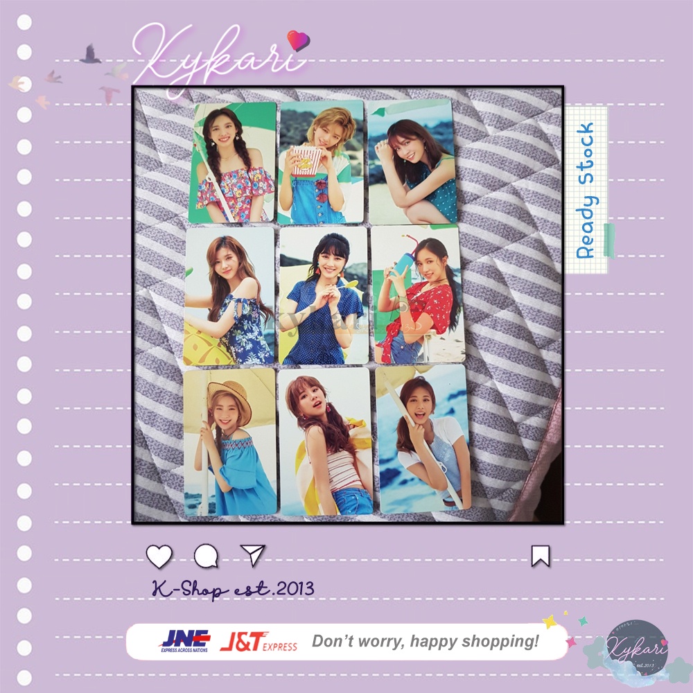 [ READY STOCK ] Official Twice Photocard - Twicezine Jeju Island Edition PC Momo Nayeon Tzuyu Dahyun