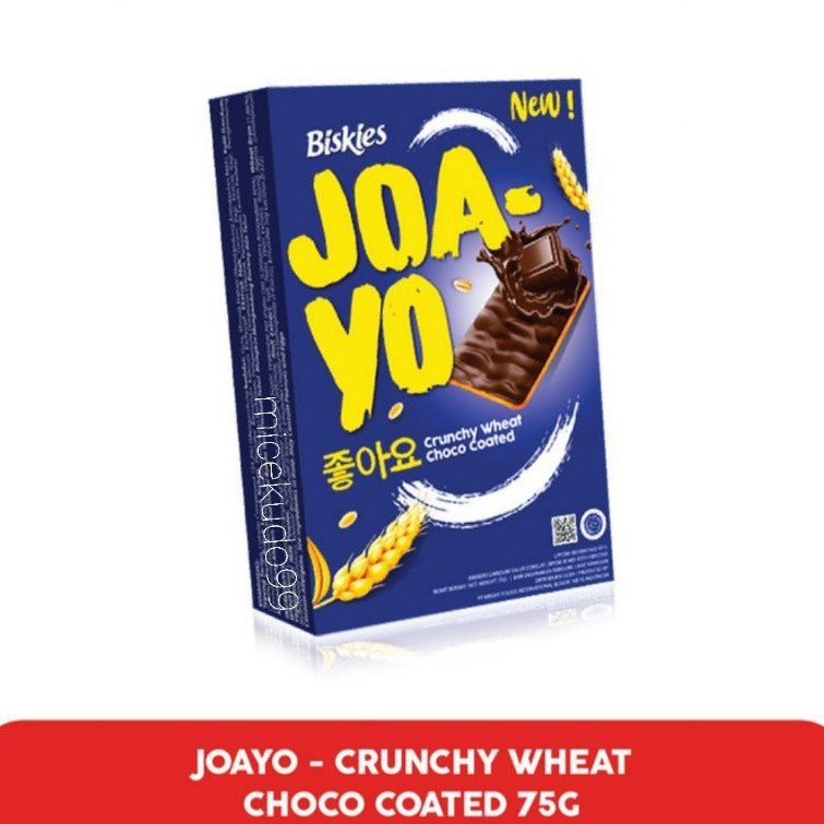 

BISKIES JOA-YO CRUNCHY WHEAT CHOCOLATE COATED BISCUIT / BISKUIT GANDUM