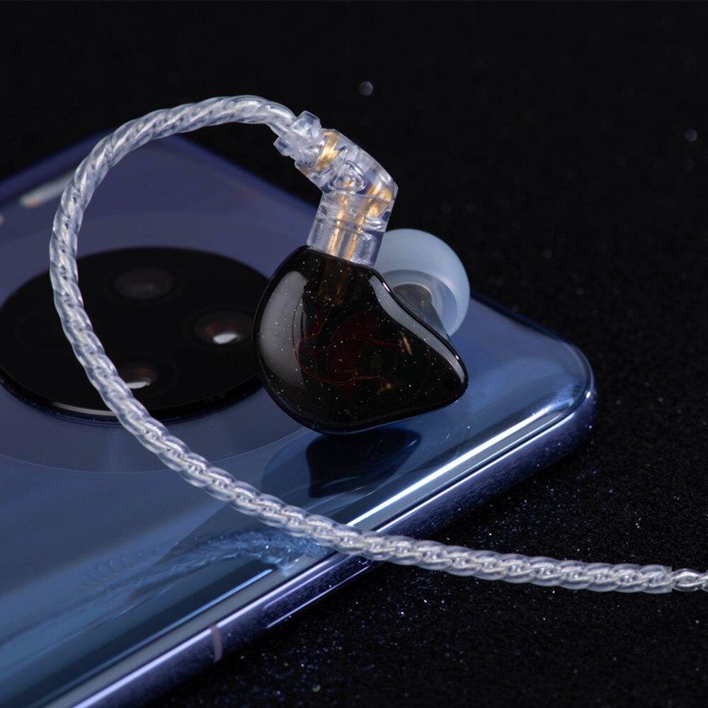 Tinhifi T1 Plus Earphone In Ear Dinamis Dengan Konektor 2 Pin Untuk Olahraga / Lari T4 / T2 / P2