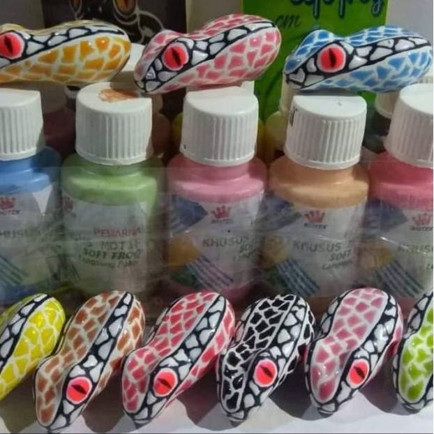 

(PROMO SBP72) Cat Khusus Motif Paket 2 ( 6 warna ) ✡