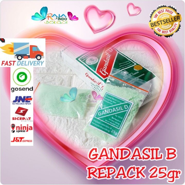 25GR Pupuk Gandasil B D Bunga Daun - Pupuk Nutrisi Semprot Air Khusus Untuk Daun Atau Bunga