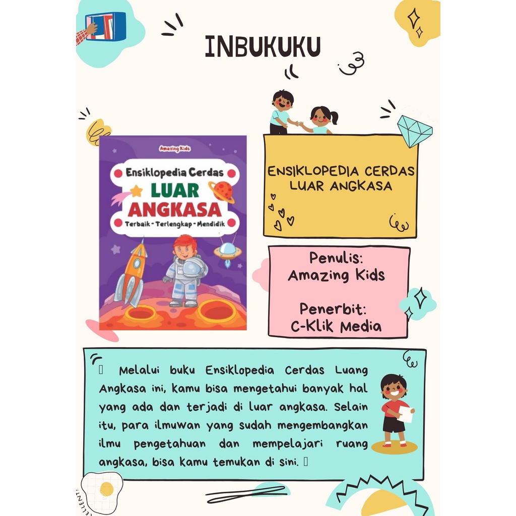 BUKU MURAH - ENSIKLOPEDIA CERDAS LUAR ANGKASA - ENSIKLOPEDIA ANAK - BUKU ANAK PAUD - BUKU ANAK TK
