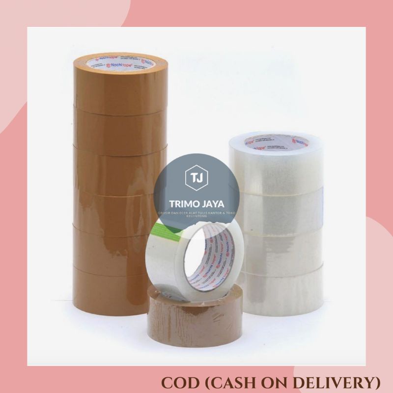 

Solasi lakban bening / Solasi lakban coklat nachi tape MURAH