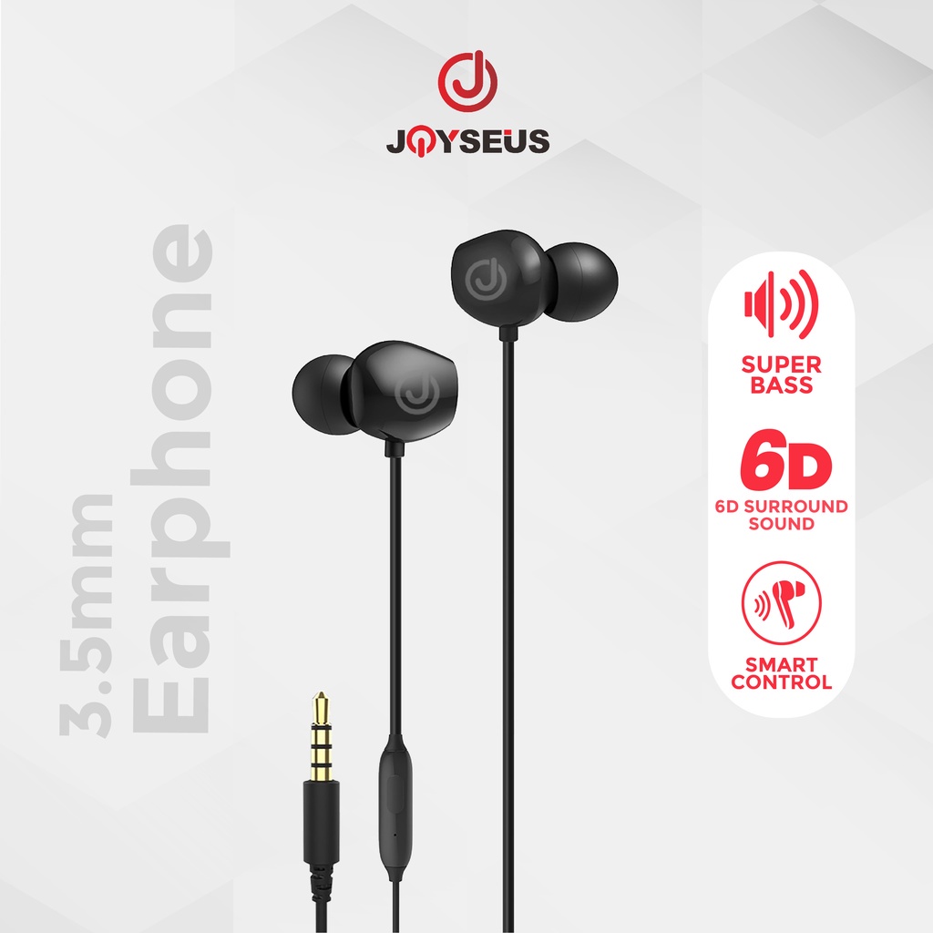 Earphone / Headset JOYSEUS JOYE01 In Ear Sport Bass Subwoofer + Microphone