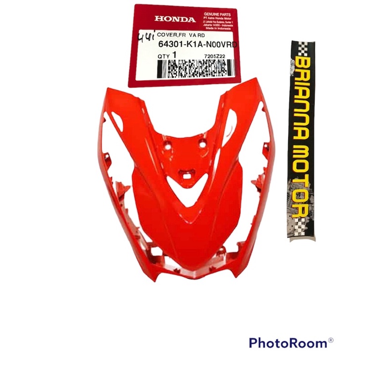 COVER LAMPU DEPAN BEAT LED DELUXE MERAH ORI HONDA 64301 K1A N00VRD