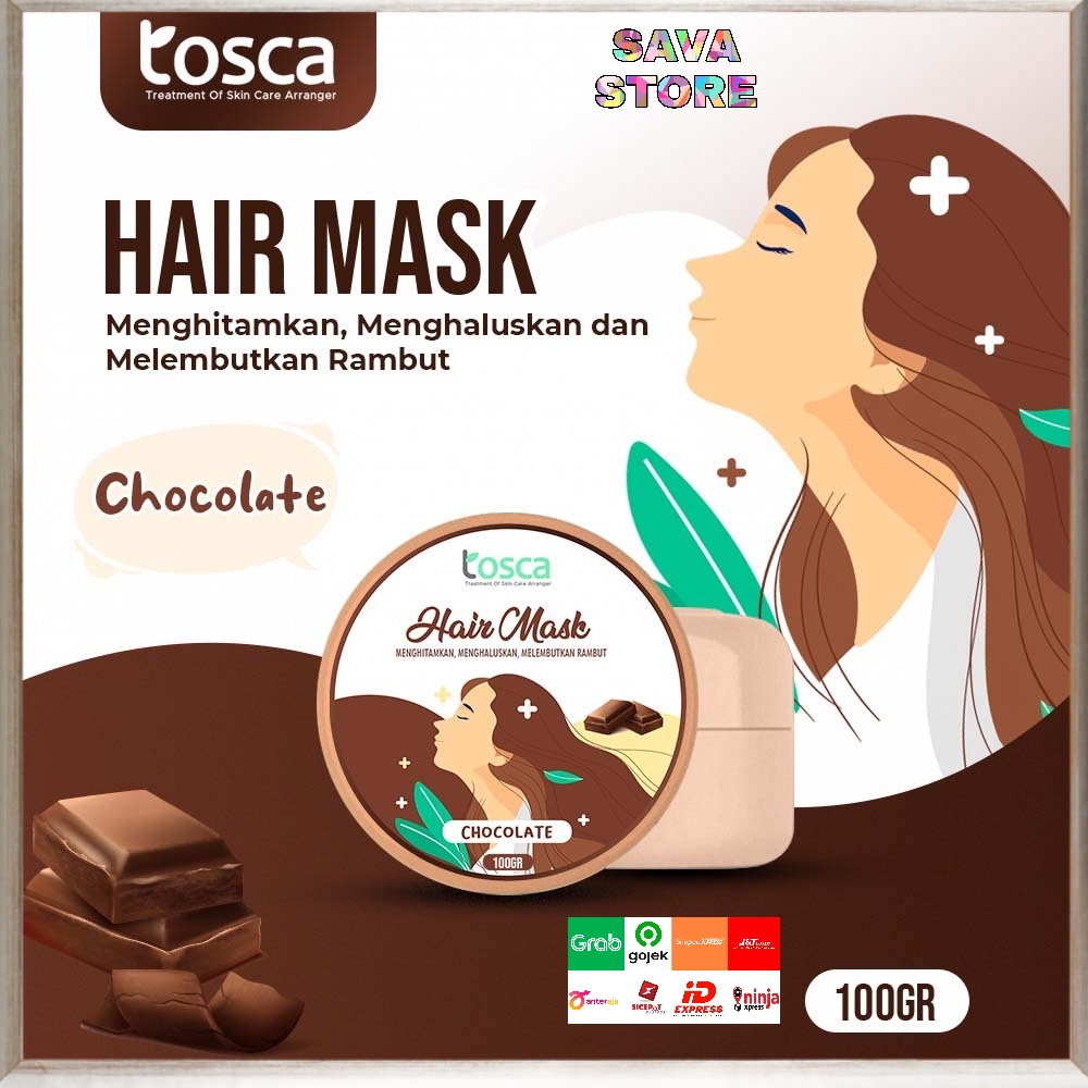 HAIR MASK CREAMBATH ALA SALON TOSCA MASKER RAMBUT PREMIUM 100 gr