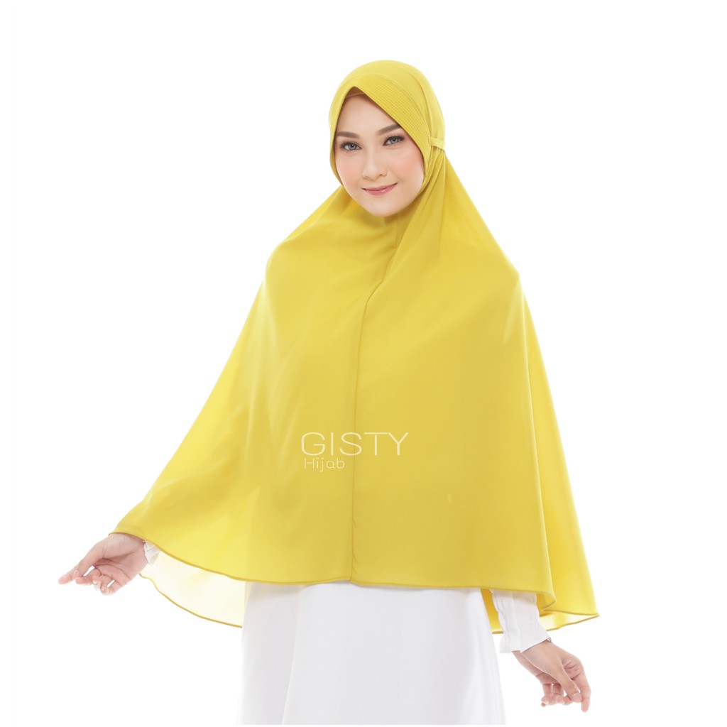 (Size XL) Hijab Bergo Maryam tali Pet Diamond