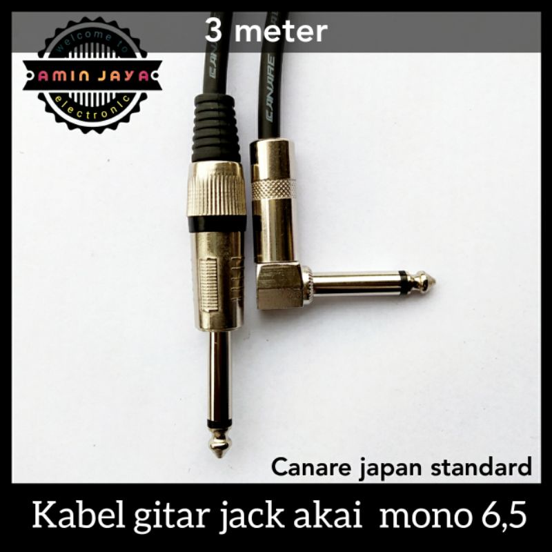 Kabel jek gitar 3 meter