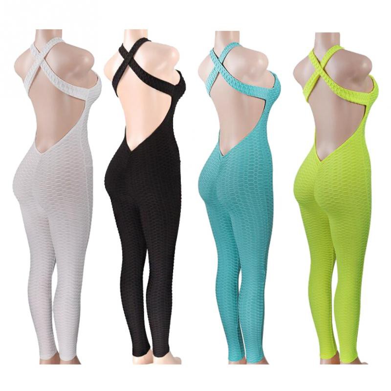 one piece fitness jumpsuit