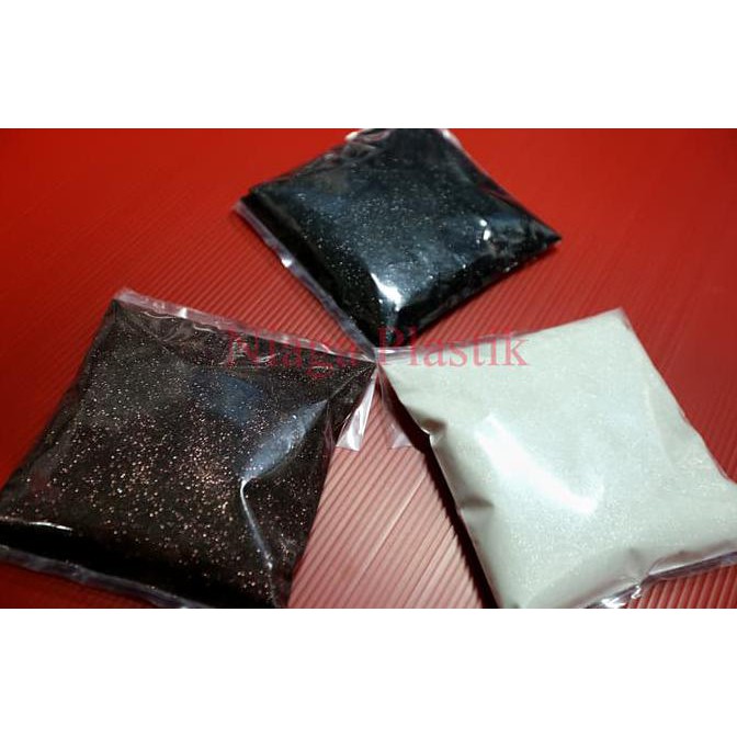 

HOT SALE Serbuk Glitter / Bubuk Glitter / Glitter Kiloan (Warna Hitam/Coklat)
