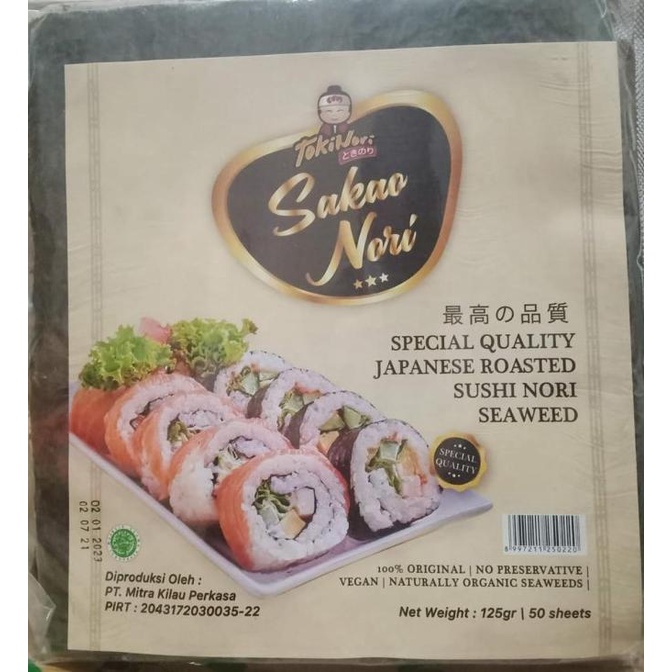 

Sakao Sushi Nori 50 Lembar Spesial Edition